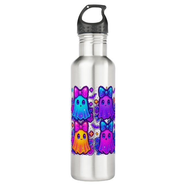 Coquette Iridescent Halloween 710 Ml Water Bottle (Front)