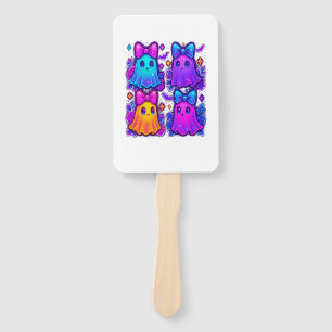 Coquette Iridescent Halloween Hand Fan