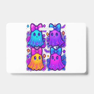 Coquette Iridescent Halloween ID Badge