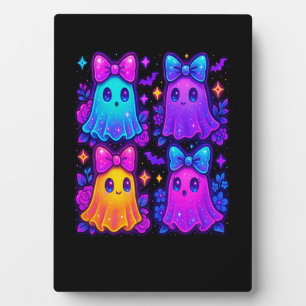 Coquette Iridescent Halloween Plaque