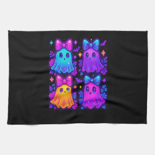 Coquette Iridescent Halloween Tea Towel