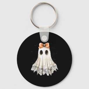 Coquette Lace Ghost Boo In Boojee Halloween Soky S Key Ring