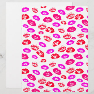 Coquette Lipstick Pattern Cardstock