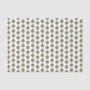 Coquette Mistletoe Watercolor Tissue Paper