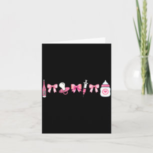 Coquette Mother Baby Mbu Nurse Stpartum Rn Christm Card