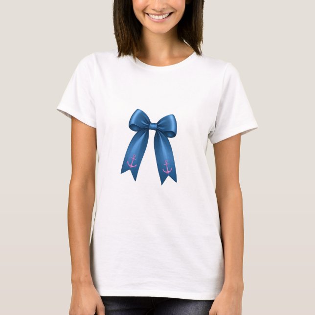 Coquette Nautical Bow! T-Shirt (Front)