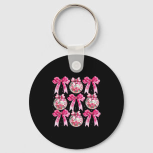 Coquette New Year 2026, Retro New Years, Disco Bal Key Ring