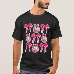 Coquette New Year 2026, Retro New Years, Disco Bal T-Shirt