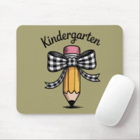 Coquette Pencil Bow Kindergarten Teacher School