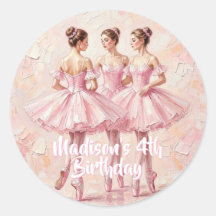 coquette pink ballerina birthday