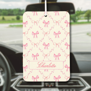 Coquette Pink Bow Air Freshener