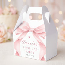 Coquette Pink Bow Girl Birthday Party