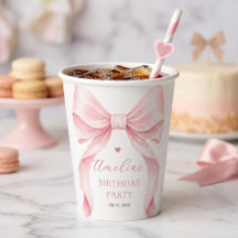 Coquette Pink Bow Girl Birthday Party