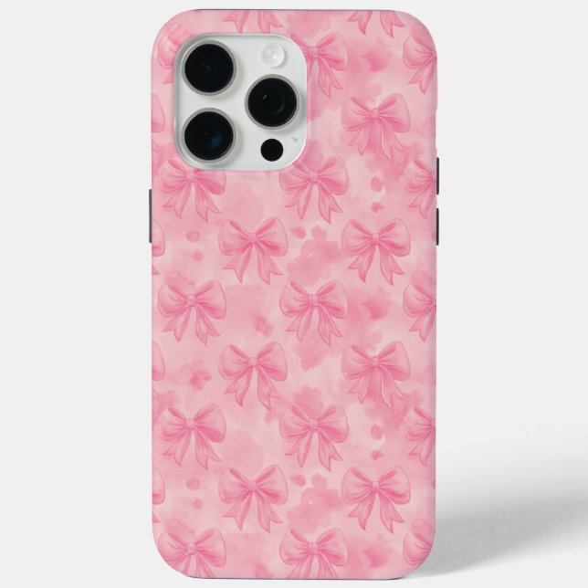 Coquette Pink Bows Case-Mate iPhone Case (Back)