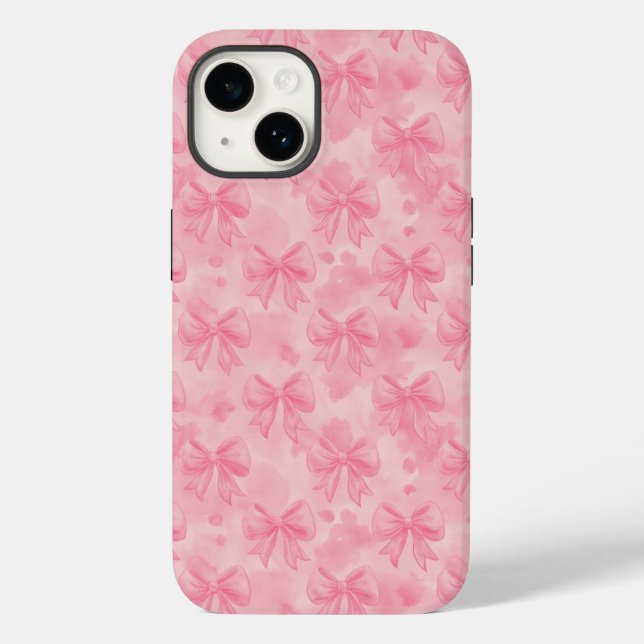 Coquette Pink Bows Case-Mate iPhone Case (Back)