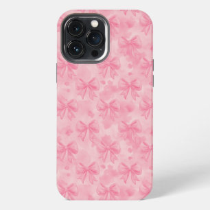 Coquette Pink Bows iPhone 13 Pro Max Case