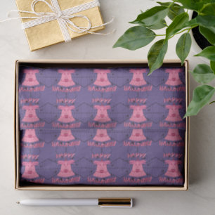Coquette Pink Ghost Happy Halloween Digital Art Tissue Paper