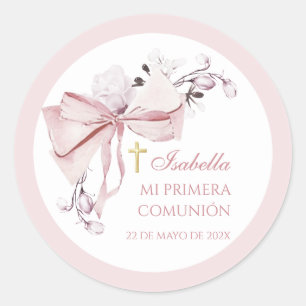 Coquette Primera Comunión Favour Stickers