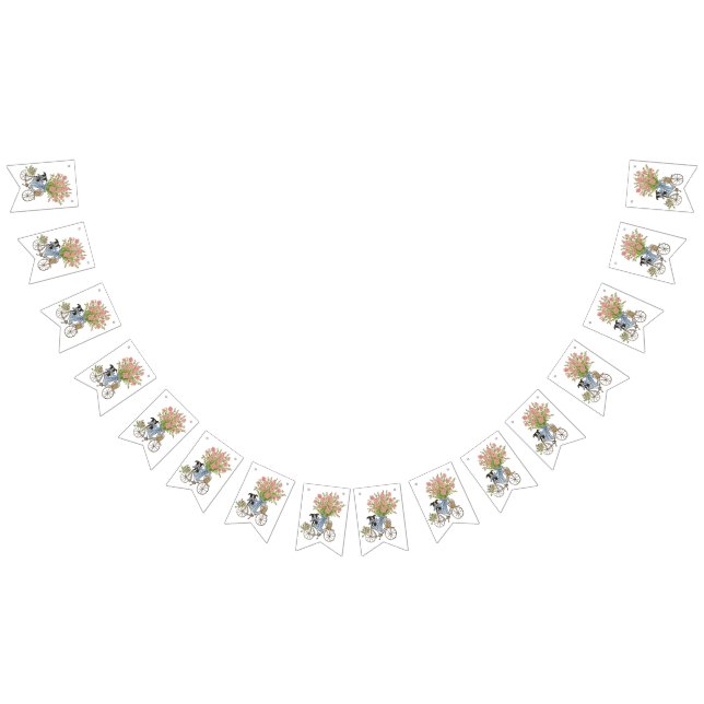 Coquette Puppy Birthday Party Bunting Flags (All)