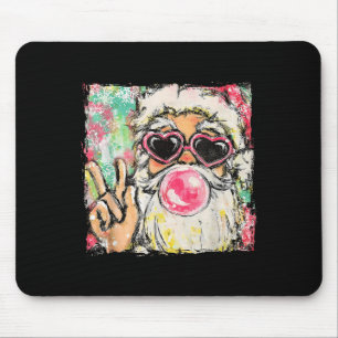 Coquette Santa Christmas Bubble Gum Sungles Xmas H Mouse Pad