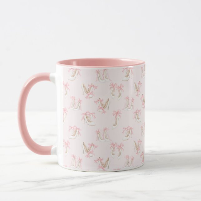 Coquette Shoes Pattern  Mug (Left)