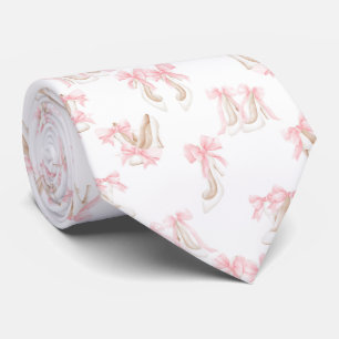 Coquette Shoes Pattern Tie