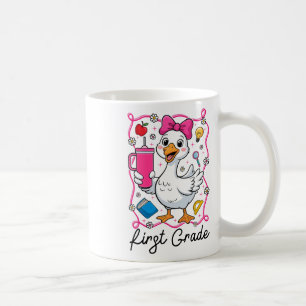 Coquette Silly Goose 1st Grade Kid Girl 1st Day Of Coffee Mug