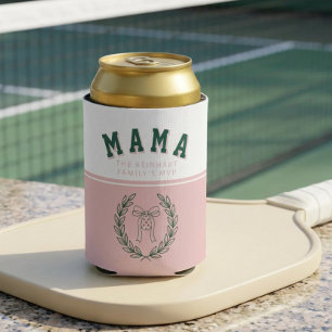 Coquette Sport Pickleball Mama MVP Family Name Can Cooler