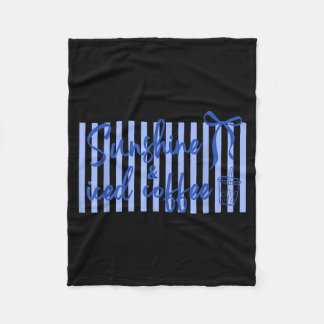 Coquette Summer Vacation Beach Sunshine Iced Fleece Blanket