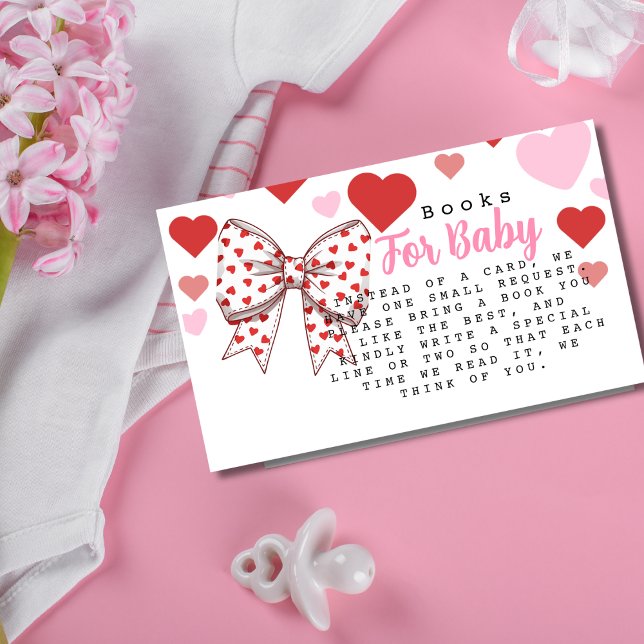 Coquette Sweetheart Books for Baby  Enclosure Card (Coquette Sweetheart Books for Baby Enclosure Card)