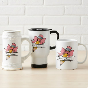 Coquette Teacher Mug Personalised Thank You Gift
