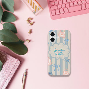 Coquette themed I love Ribbons iPhone 16 Case