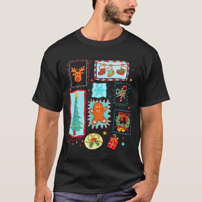 Coquette Tis The Season Christmas Santa Nk Preppy  T-Shirt (Front)