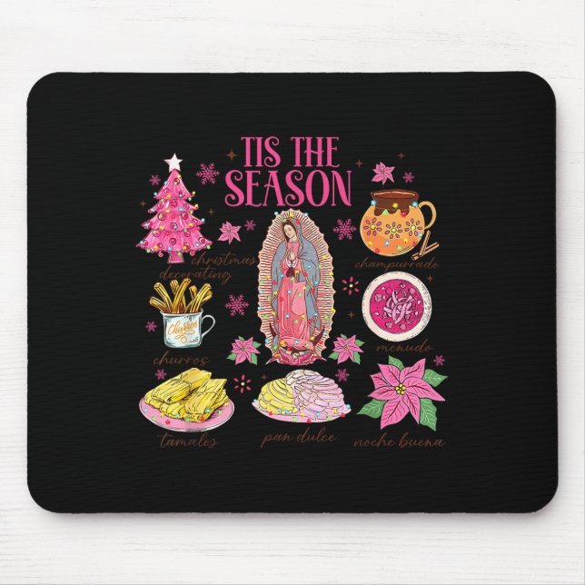 Coquette Tis The Season Mexican Christmas Spanish  Mouse Pad (Front)