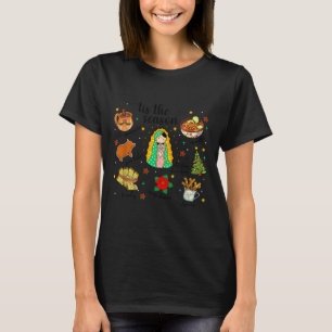 Coquette Tis The Season Mexican Christmas Spanish  T-Shirt