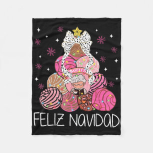 Coquette Tis The Season Mexican Pan Dulce Christma Fleece Blanket