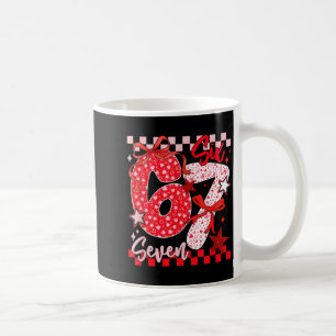 Coquette Valentine 67 Six Seven Preppy Heart Bow N Coffee Mug