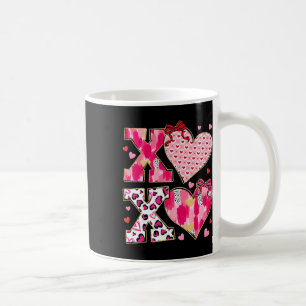 Coquette Valentine Xoxo Funny Valentine Bow Hearts Coffee Mug