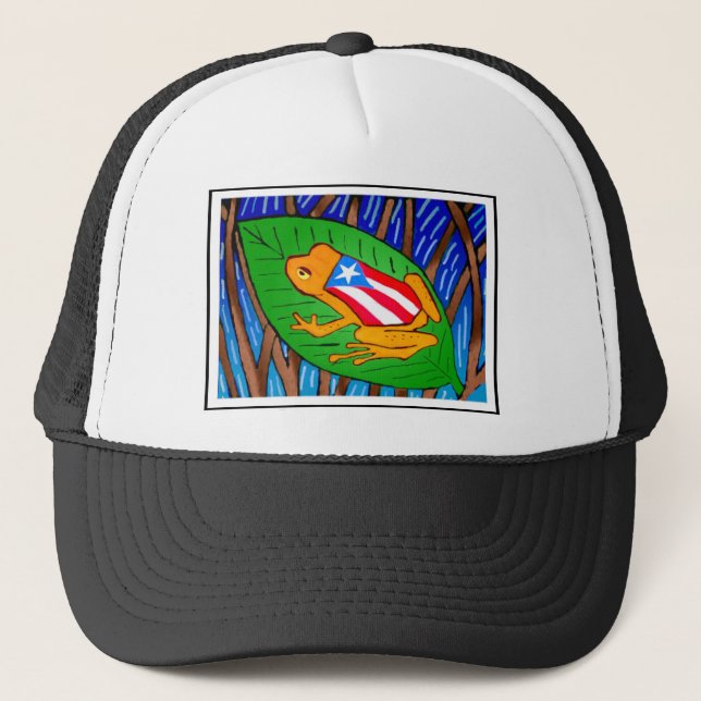 Coqui-flag Trucker Hat (Front)