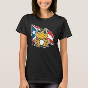 Coqui Frog Puerto Rico Pride Boricua Puerto Rican T-Shirt