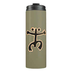 Coqui Taino on Wood Thermal Tumbler