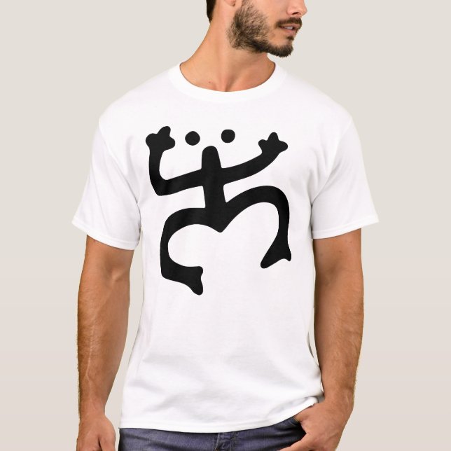 Coqui Taino Tribal Puerto Rico Indian Tribe Frog T-Shirt (Front)