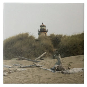 Coquille River Lighthouse, OR Ceramic Tile