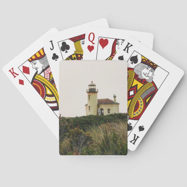 Coquille River Lighthouse, OR Playing Cards (Back)