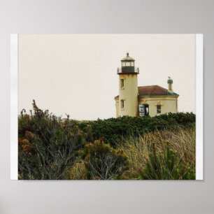 Coquille River Lighthouse, OR Poster