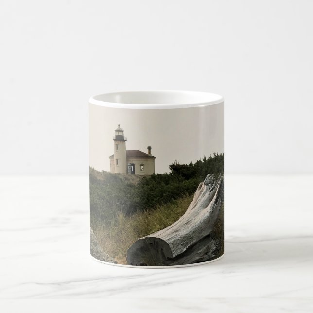 Coquille River Lighthouse, Oregon Coffee Mug (Center)