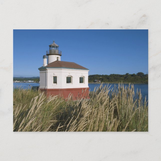 Coquille River lighthouse, Oregon, USA Postcard (Front)