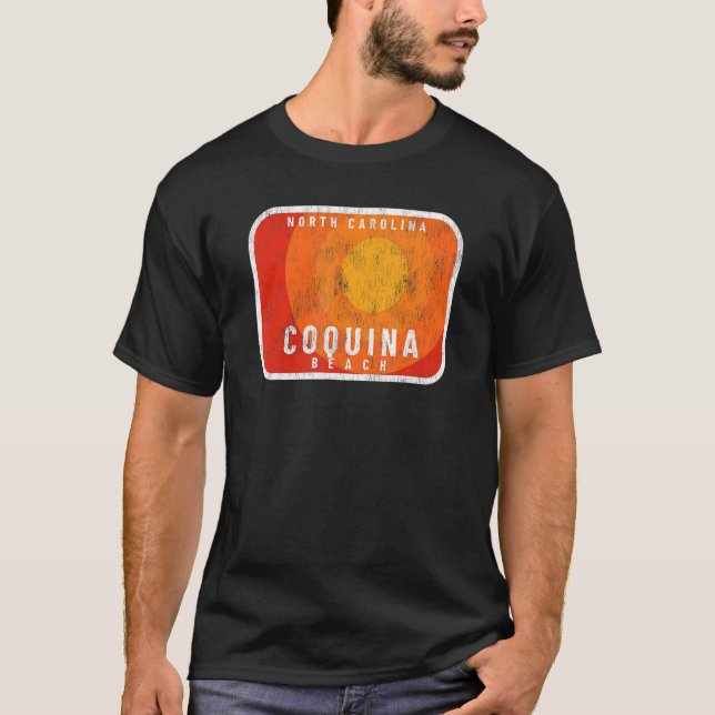 Coquina Beach NC Summertime Vacationing Hot Sunshi T-Shirt (Front)