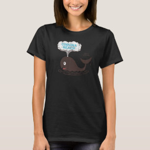 Coquina Beach NC Summertime Vacationing Whale Spou T-Shirt