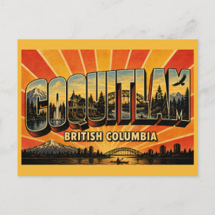 Coquitlam BC Outdoor City Postcard